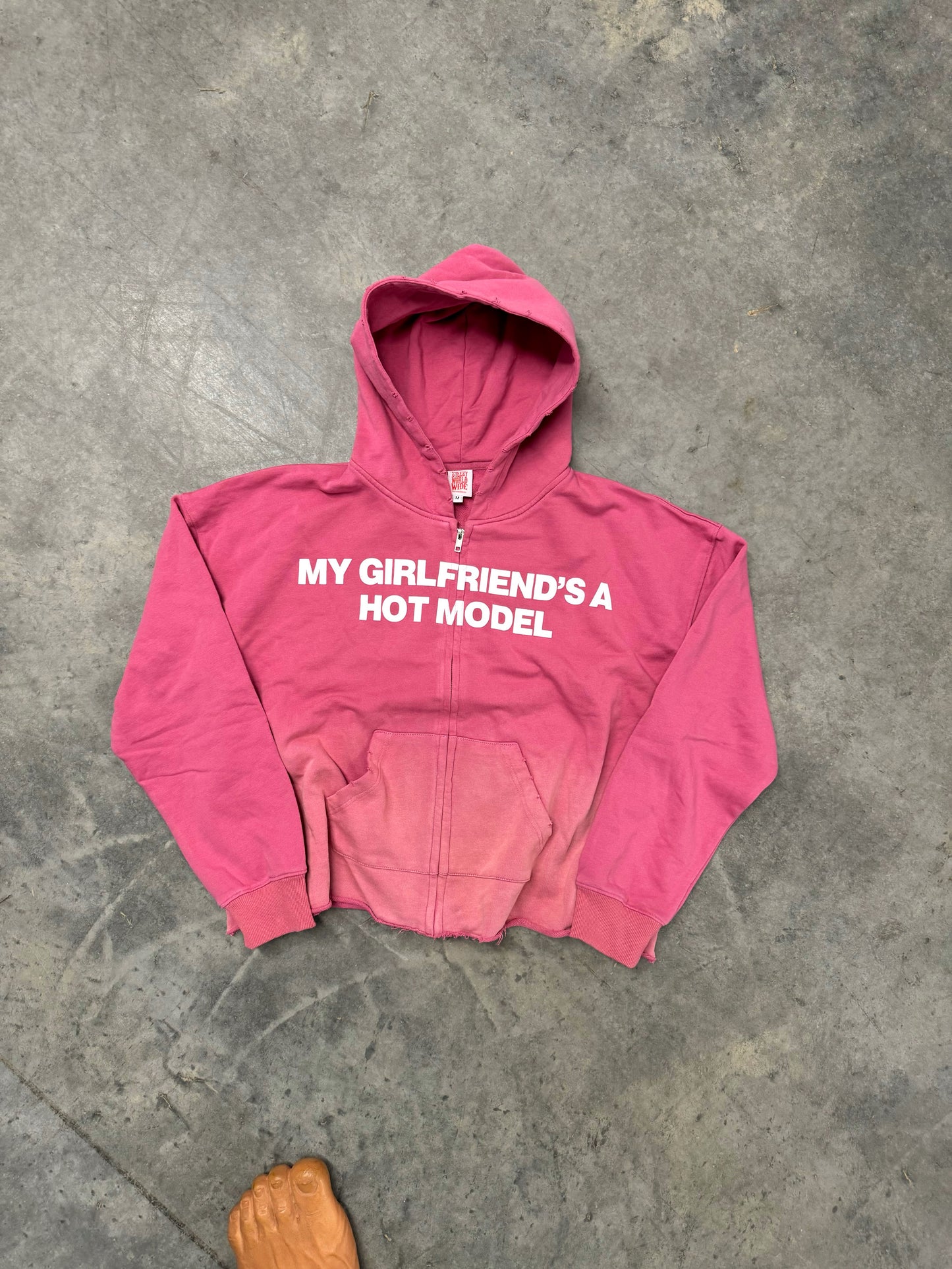Pink MGFAHM Zip-up (cut bottom)
