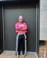 Load image into Gallery viewer, Pink zip-up hoodie
