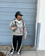 SteeTree Camo zipup hoodie