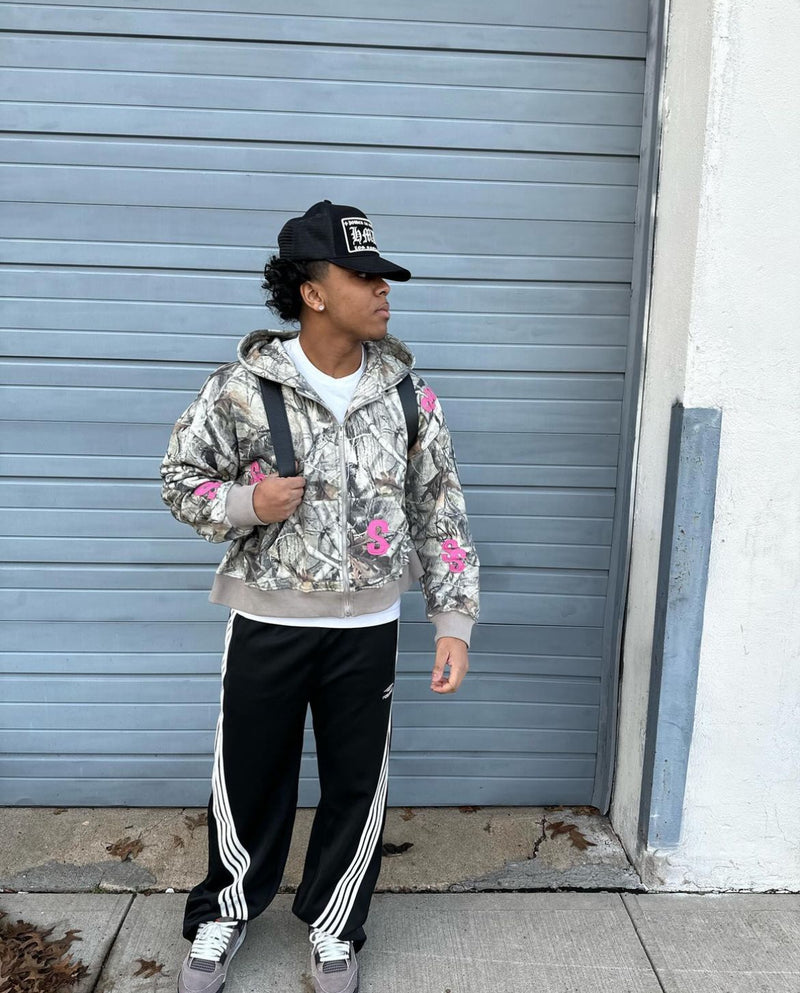 SteeTree Camo zipup hoodie