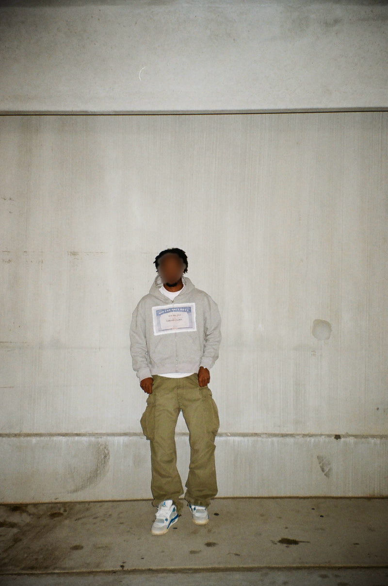 Grey Scam-Unlikely Zip-up