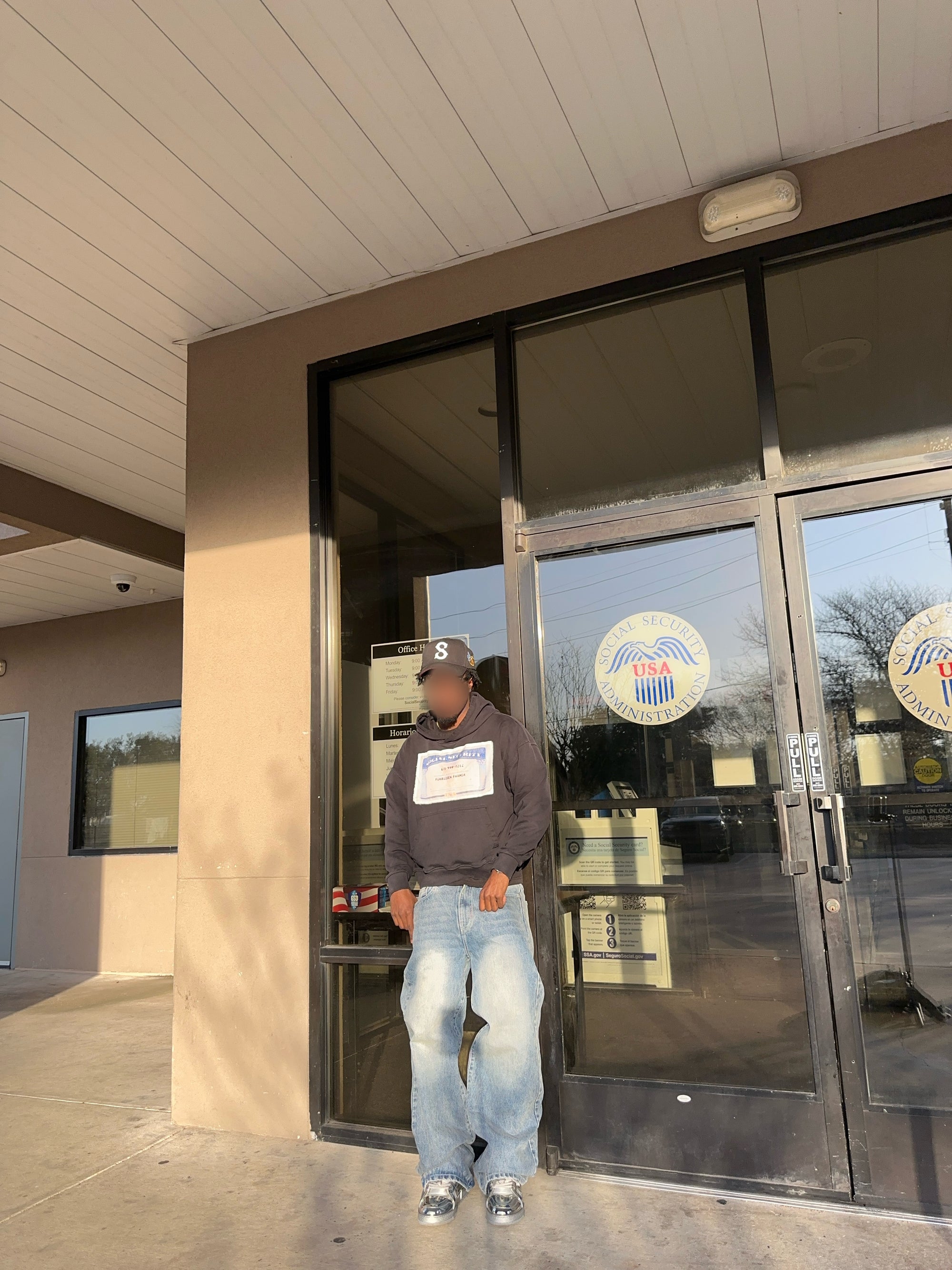 Black Washed Scam Unlikely Pullover Hoodie