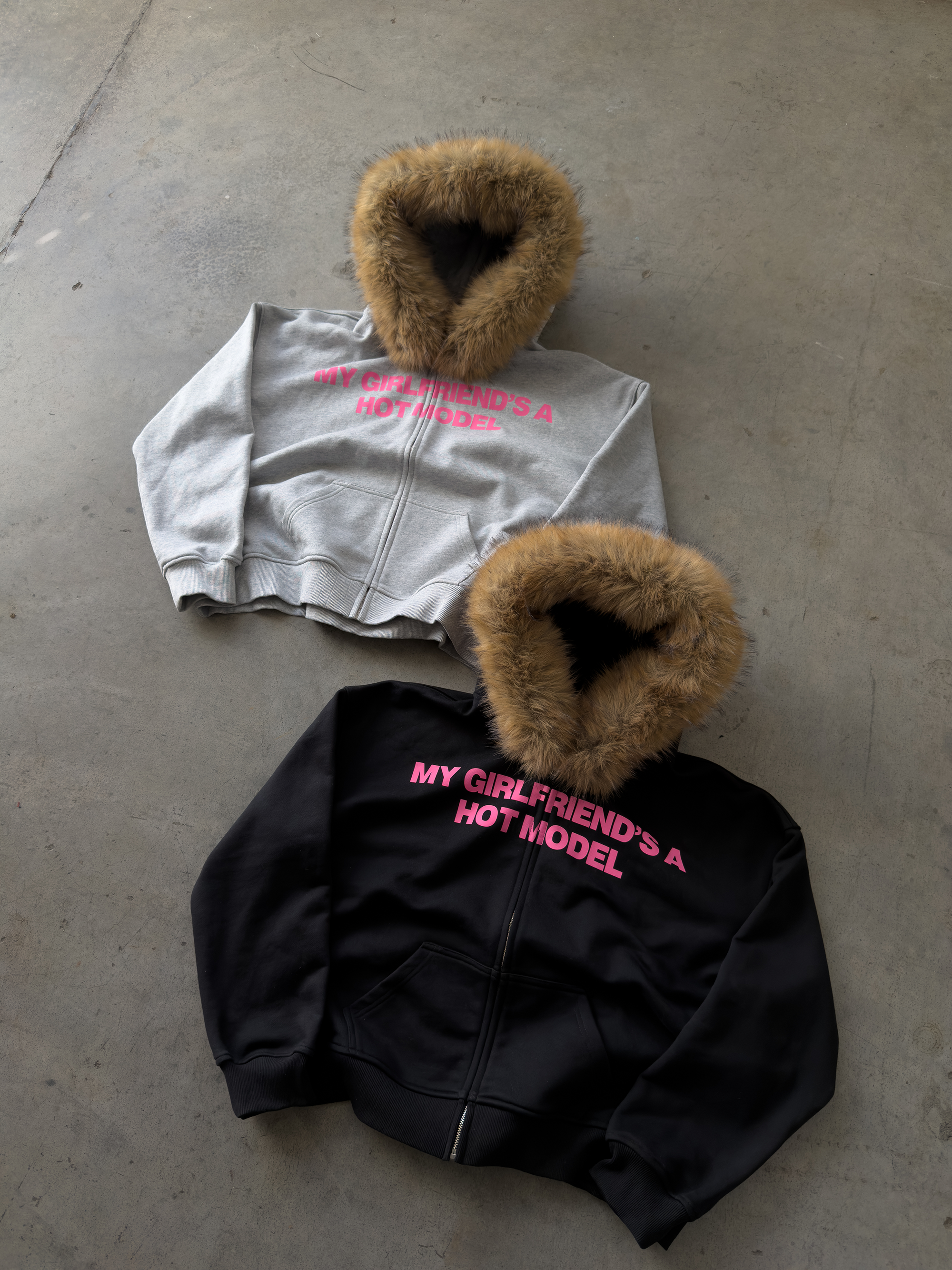 Grey/Pink MGFAHM V2 Zip-up