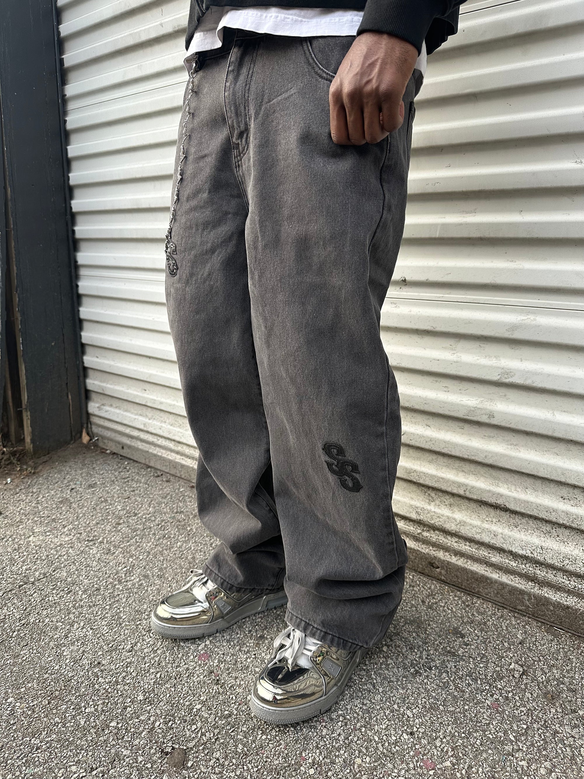 Washed Grey OG Denim Jeans