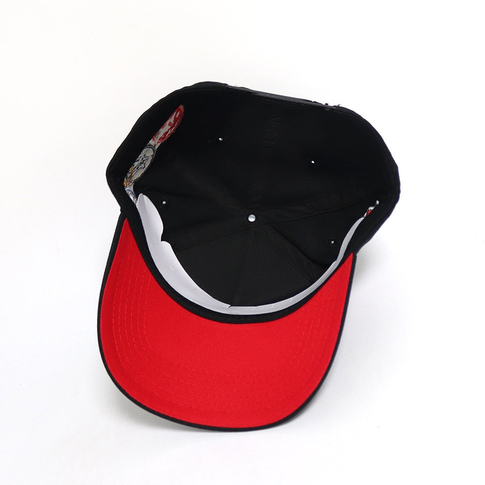 Black Olympic snapback hat