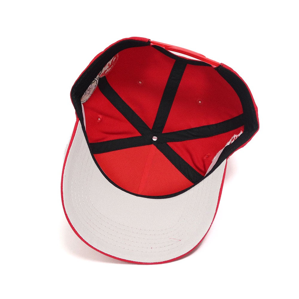Red Olympic snapback hat