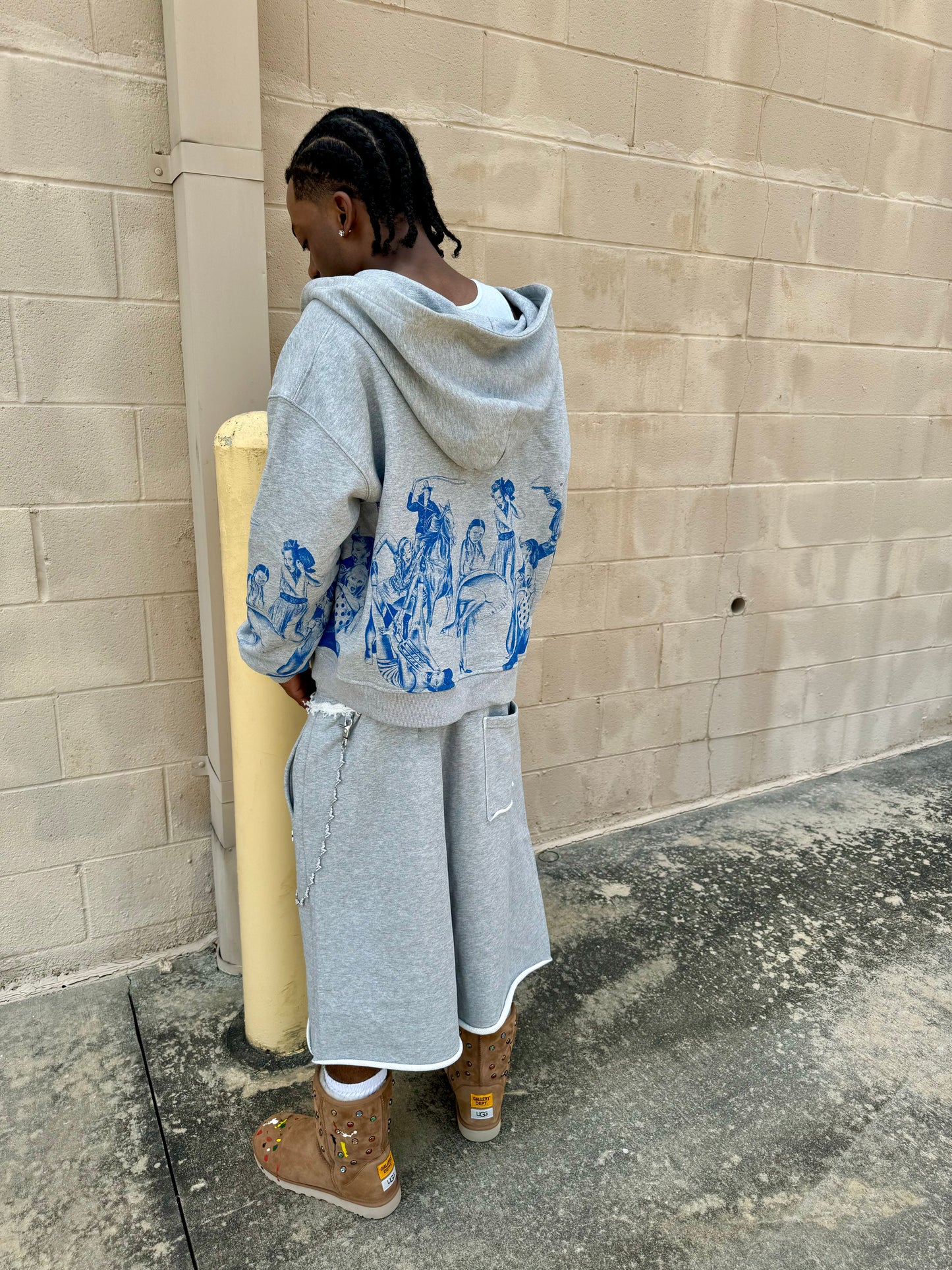 Great Chaos Grey Zip-Up