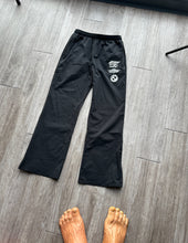 Load image into Gallery viewer, Black Stee Racer Track pants
