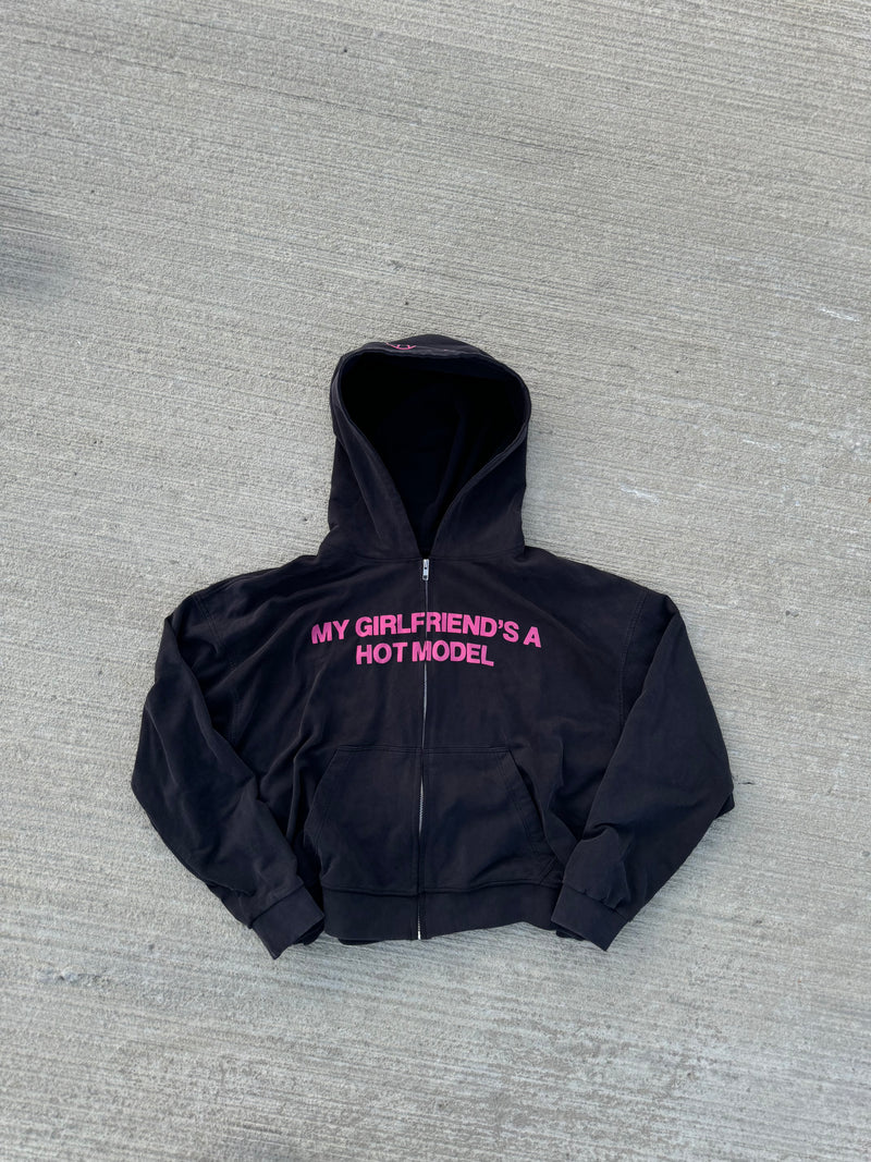 Black/Pink MGFAHM Zip-up (lightweight)