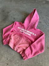 Sun-faded Pink MGFAHM Zip-up (regular bottom)