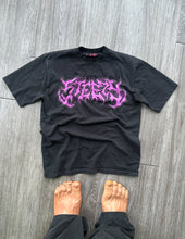 Load image into Gallery viewer, Black Washed Stee tee
