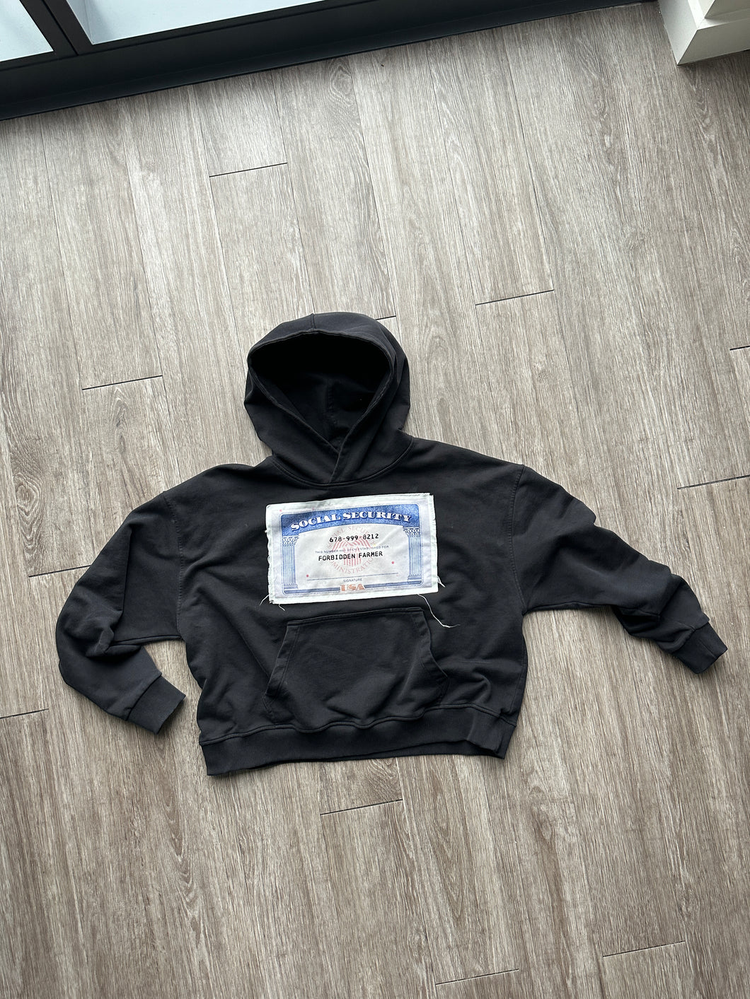 Black Washed Scam Unlikely Pullover Hoodie