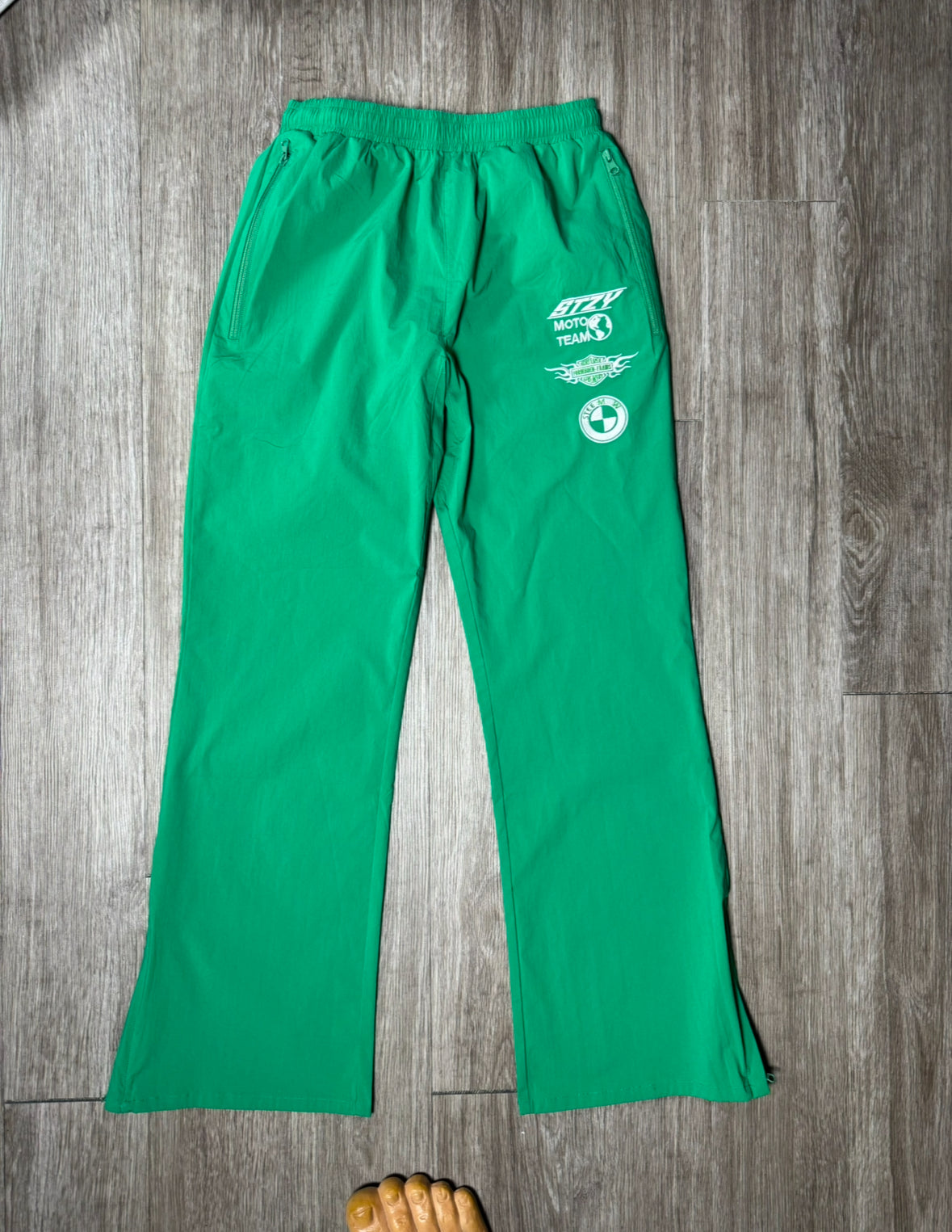 Green Stee Racer Track pants