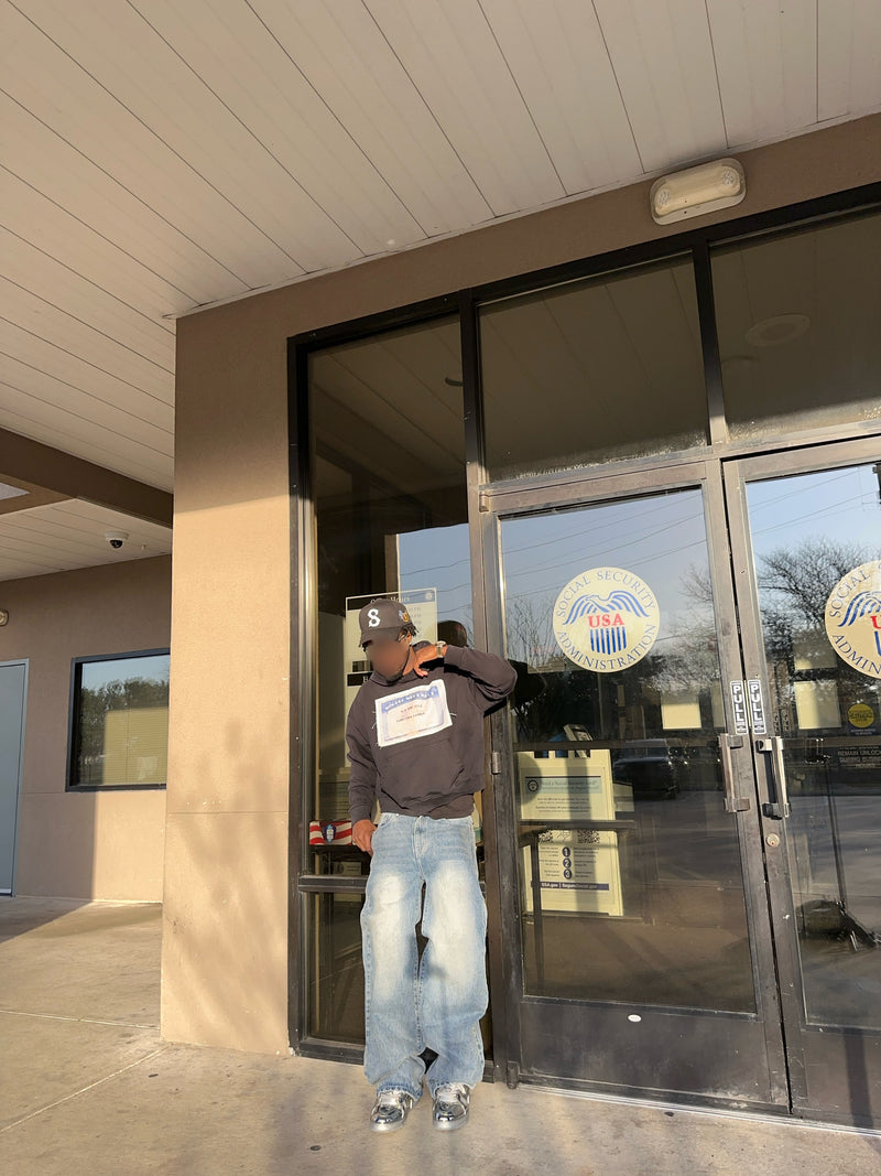 Black Washed Scam Unlikely Pullover Hoodie