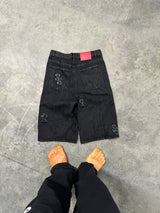 Washed Black Stee Jorts