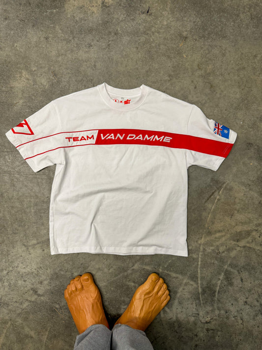 White Team Van Damme Tee