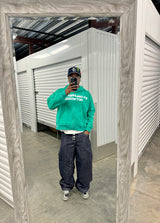 Washed Green MBFAHM Zip-up