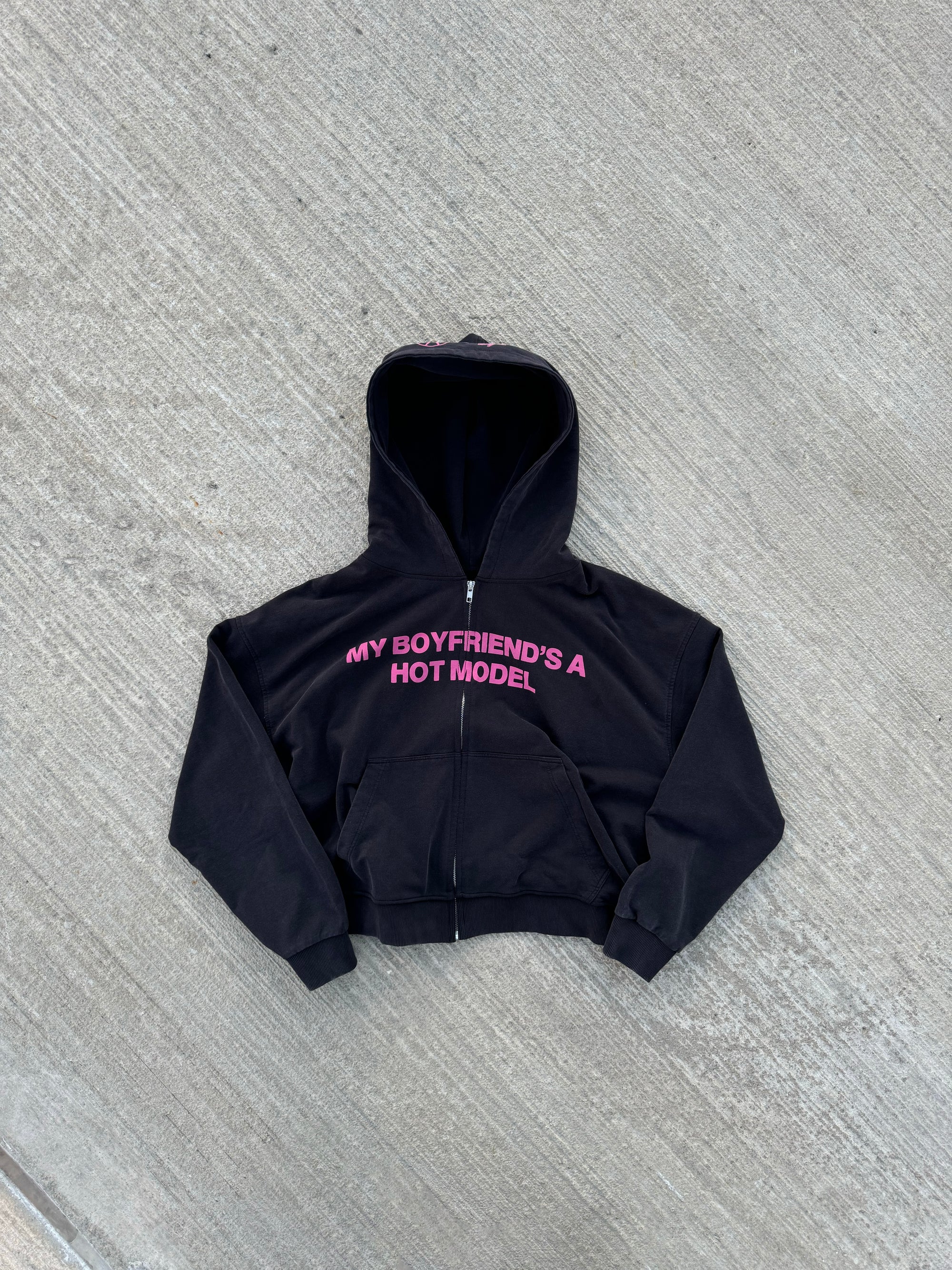 Black/Pink MBFAHM Zip-up (lightweight)
