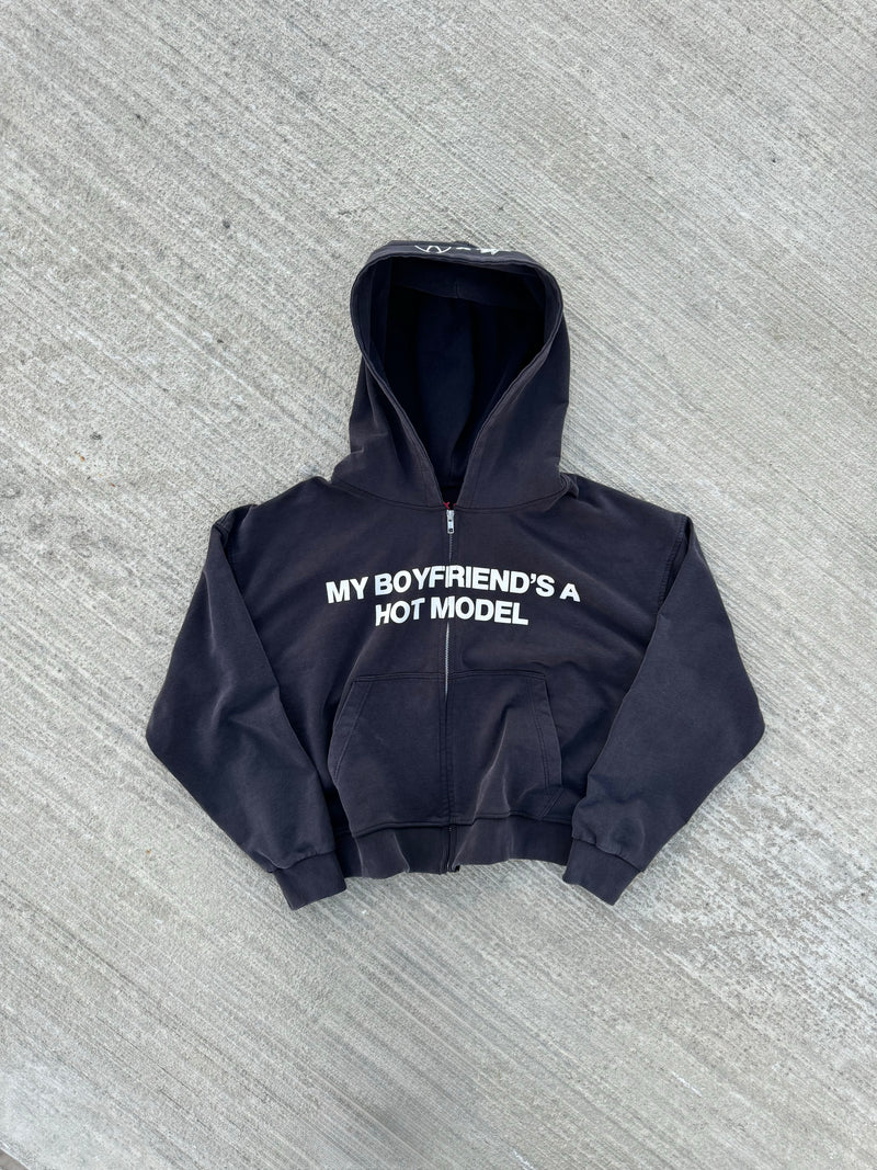 Black/White MBFAHM Zip-up (lightweight)