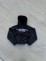 Black/White MGFAHM Zip-up (lightweight)