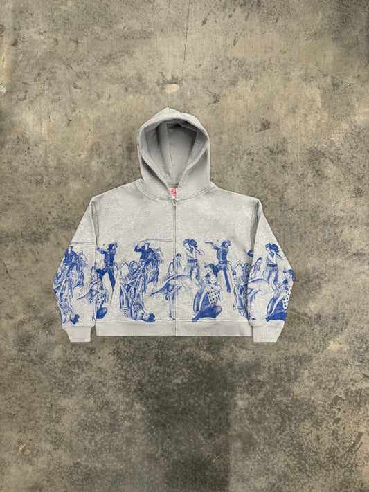 Great Chaos Grey Zip-Up