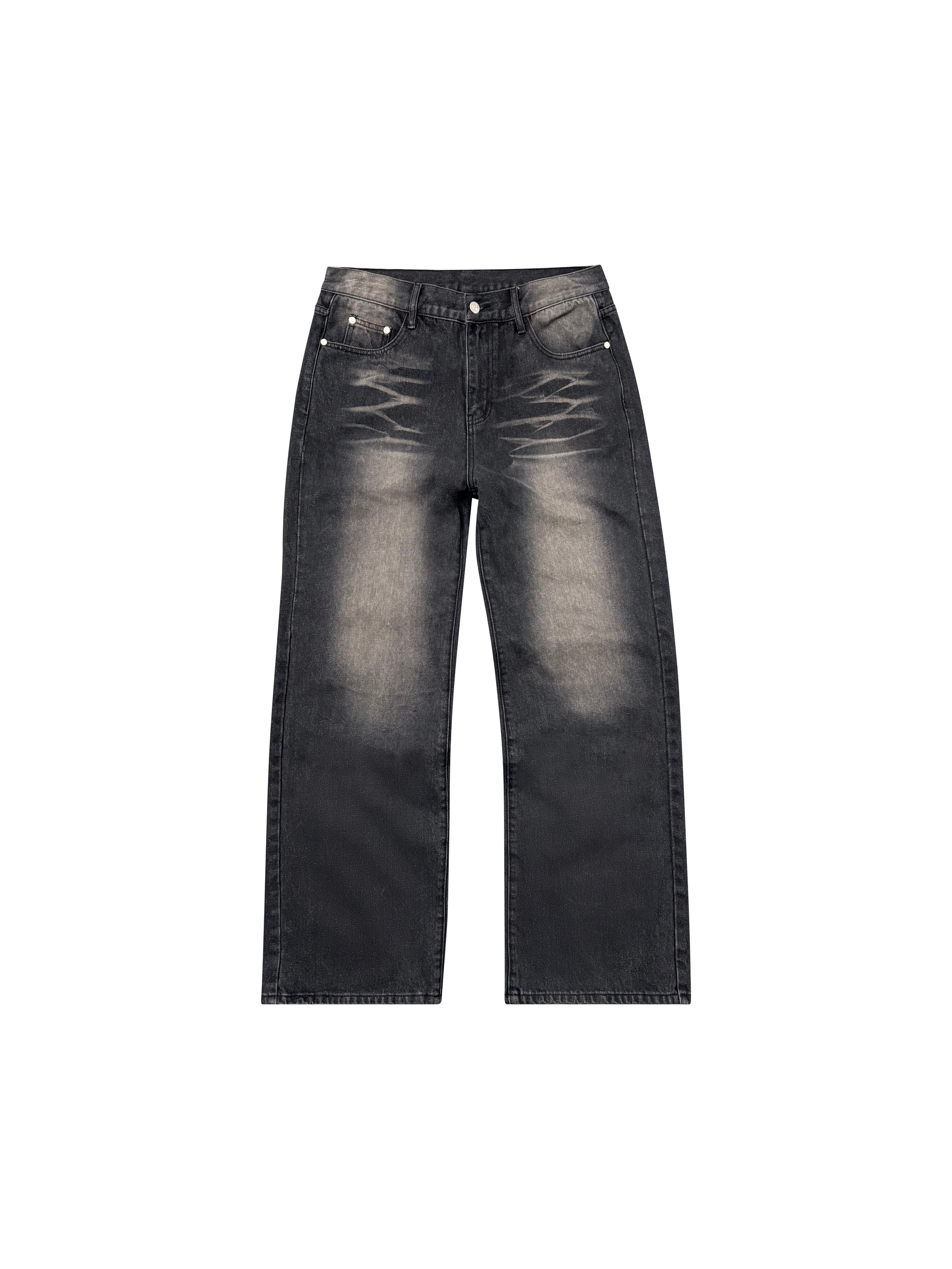 Washed Black Steezo Denim Jeans